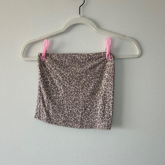 Leopard Print Tube Top - Picture 1 of 1